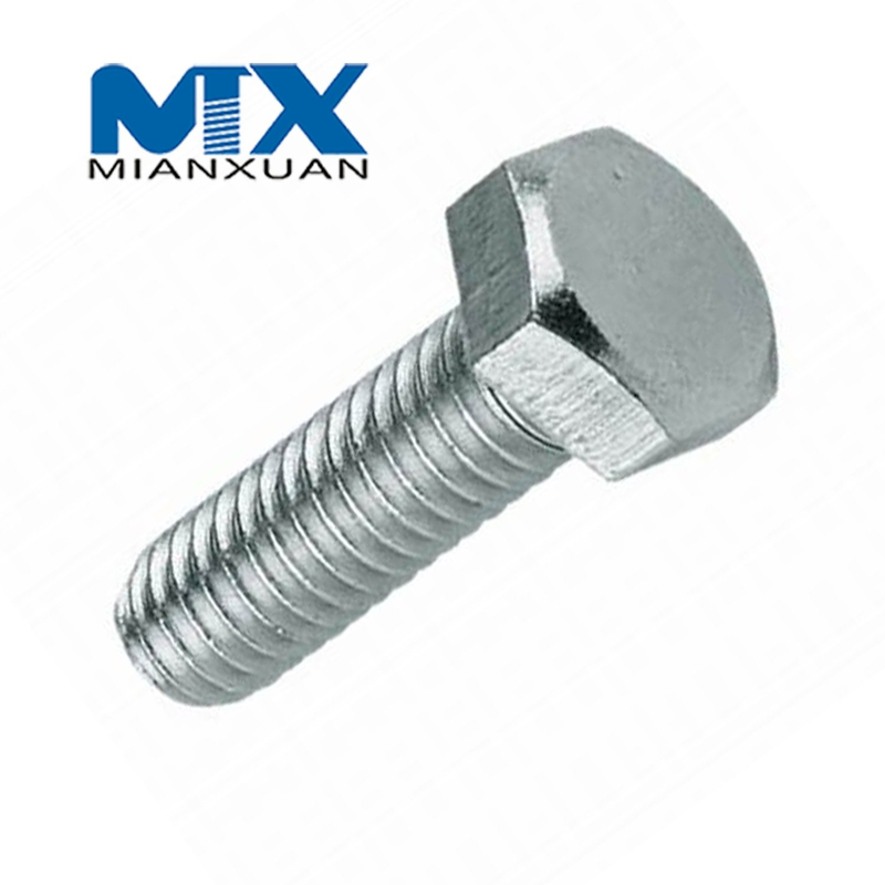 Inoxidable A2 A4 304 316 A2-70 A2-80 Perno hexagonal DIN933 Perno hexagonal 933 M24 M30 M36 M42 M48
