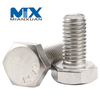 Acero al carbono 4,8 8,8 10,9 12,9 Perno hexagonal de acero dulce ISO4017 Perno hexagonal 4017 M10 M12 M14 M16 M20 HDG Galvanizado en caliente