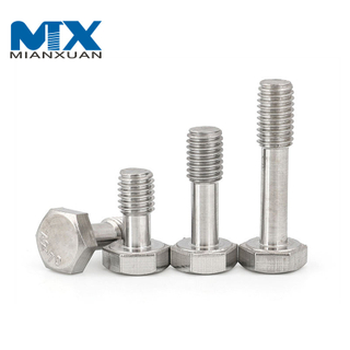 Tornillo de vástago reducido con cabeza plana empotrada en cruz pulida de acero inoxidable DIN7964 (C)