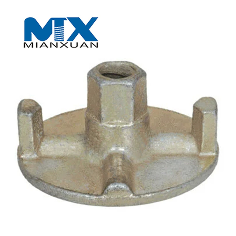 Encofrado de andamio Accesorios del sistema de fundición forjada Encofrado de andamio Tuerca redonda cuadrada de anclaje con precio de fábrica Encofrado de tirante