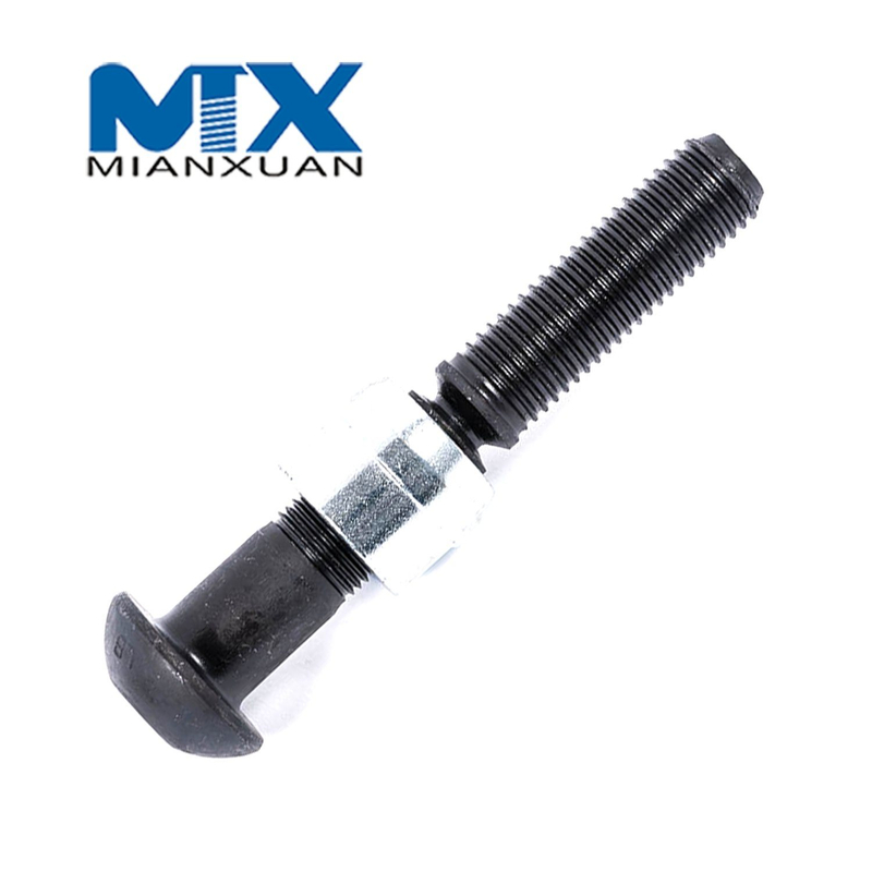 Acero al carbono 4,8 8,8 10,9 12,9 Acero dulce Huck perno de bloqueo perno de agarre Collar M12 M14 M16 M20 Zinc negro liso galvanizado
