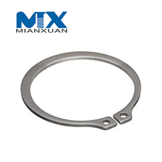 Anillo de retención de sujetadores de perforación de placa de acero para junta universal