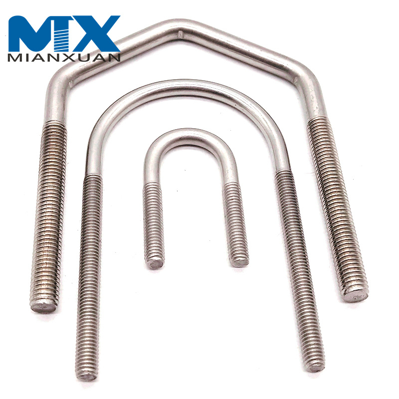 Perno en U OEM para autopartes de acero inoxidable 304 316 de alta resistencia
