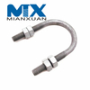 Perno en U cuadrado M8 de acero inoxidable de dureza de alta resistencia