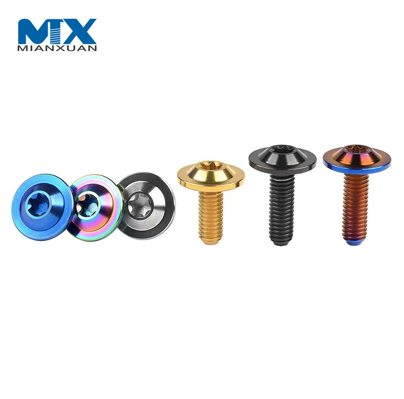 Tornillos de titanio de sujetadores de venta caliente personalizados de fábrica de China
