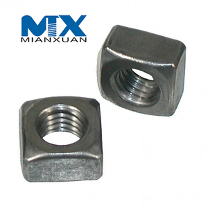 Inoxidable A2 A4 304 316 A2-70 A4-80 Tuerca cuadrada DIN 562 557 Tuerca cuadrada DIN557 DIN562 M3 M4 M5 M6 M8