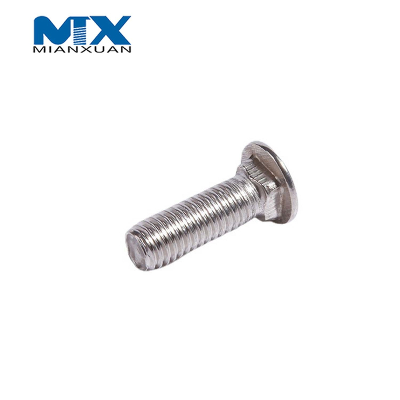 Perno de tornillo de máquina DIN603 de acero inoxidable