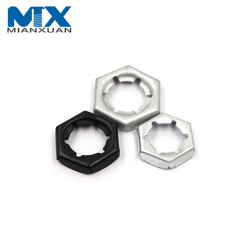 Contratuerca hexagonal de acero inoxidable DIN7967 M6-M48 Contratuerca autoblocante hexagonal