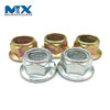 Brida de tuerca de seguridad hexagonal GB1587 con moleteado sin moleteado