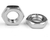 Tuercas delgadas hexagonales de acero inoxidable con chaflán en dos caras