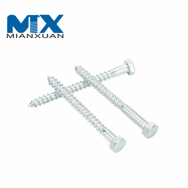 Tornillo de cabeza hexagonal DIN571 Tornillo para madera