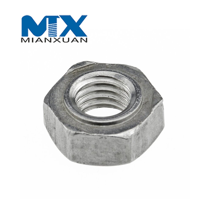 Llano estándar del negro del fabricante del acero de carbono de la nuez de la soldadura de la nuez de la soldadura del hex. DIN929
