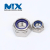 Fabricantes chinos Acero al carbono SS304 Inserto de nailon Tuerca de seguridad hexagonal DIN985