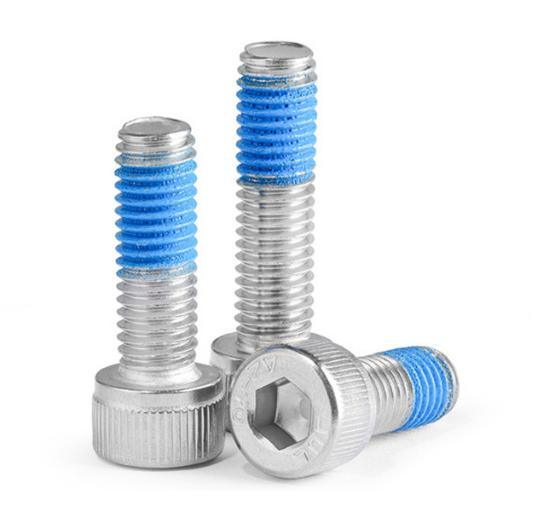 Tornillos o Pernos con Nyloc Blue