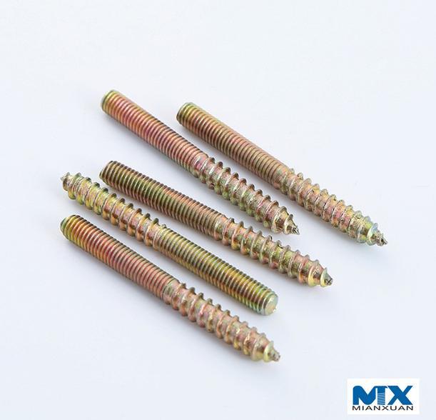 Pernos de suspensión Tornillos de pasador (rosca para máquina + rosca para madera)