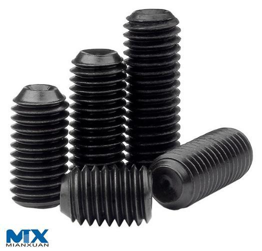 Tornillos de fijación hexagonales con punta de copa