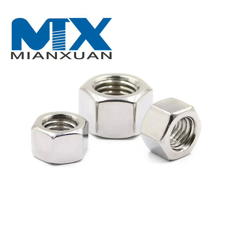 Tuerca hexagonal de acero inoxidable DIN934 A2-70 A4-80