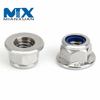 Tuerca de seguridad de nailon con brida hexagonal