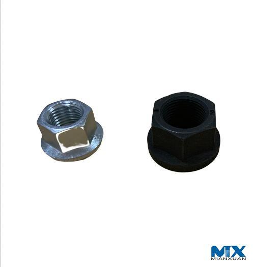 Tuercas esféricas hexagonales con brida para rueda