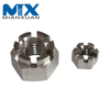 Tuerca ranurada hexagonal de acero inoxidable DIN935