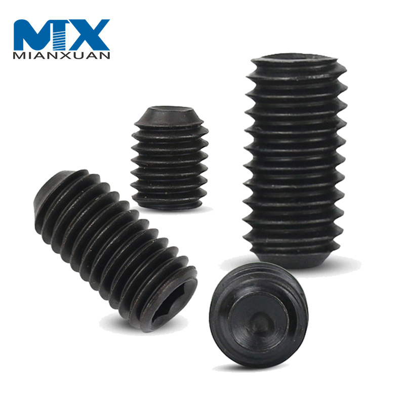 Tornillo sin cabeza del zócalo del hexágono del tornillo de los pernos del enchufe de la tapa del extremo del acero al carbono DIN916