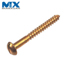 Tornillo de madera ranurado con cabeza ovalada de acero al carbono con rosca D2.5-D6.0 de alta calidad DIN95
