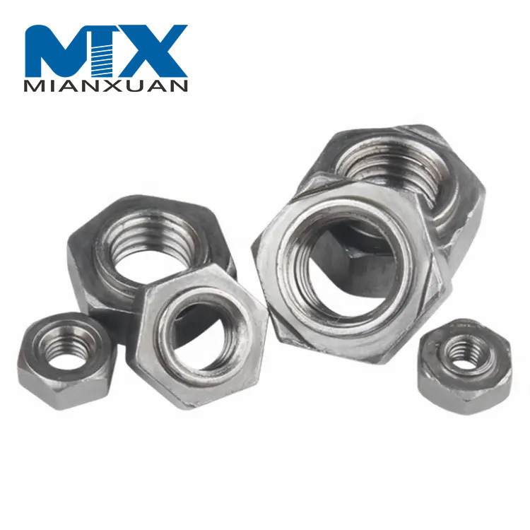 Tuercas Tuercas hexagonales de acero inoxidable de bloqueo
