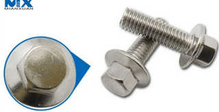 Pernos de brida hexagonal para construcción
