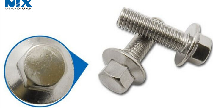 Pernos de brida hexagonal para construcción