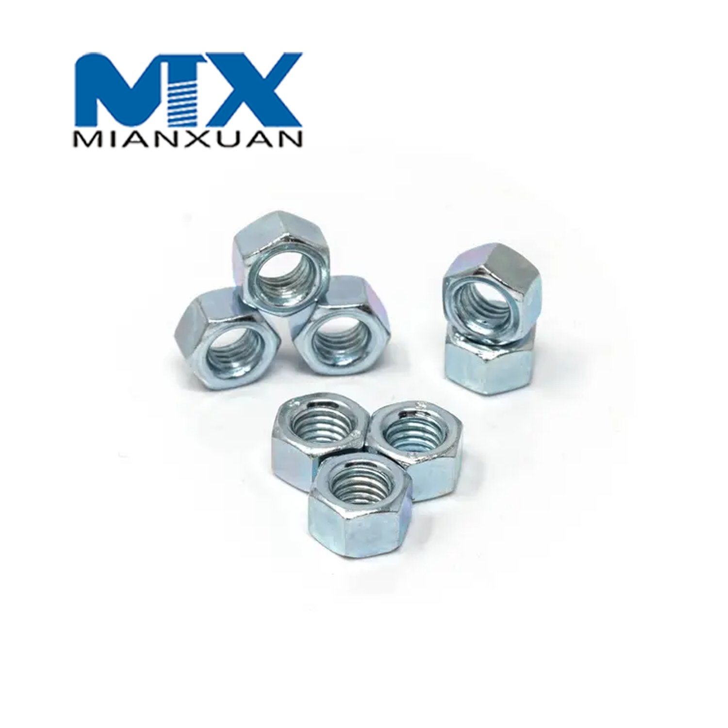 Tuerca hexagonal DIN 934 Fabricante estándar de acero al carbono Fabricante de zinc DIN934