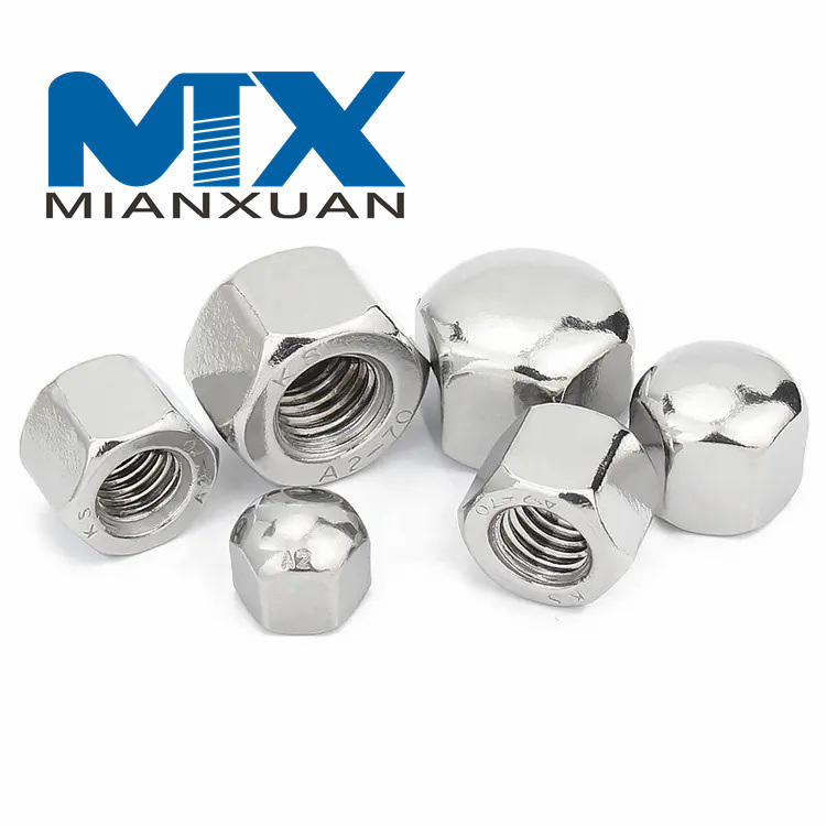 Tuercas hexagonales de acero inoxidable DIN917