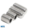Tornillos de fijación hexagonales con punta plana