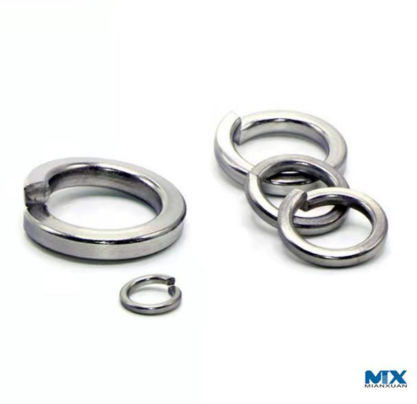 Arandelas de seguridad con resorte de acero inoxidable