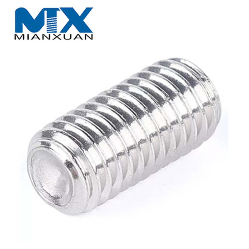 Fabricante estándar de acero inoxidable del perno de fijación del tornillo DIN916 A2 A4 18-8