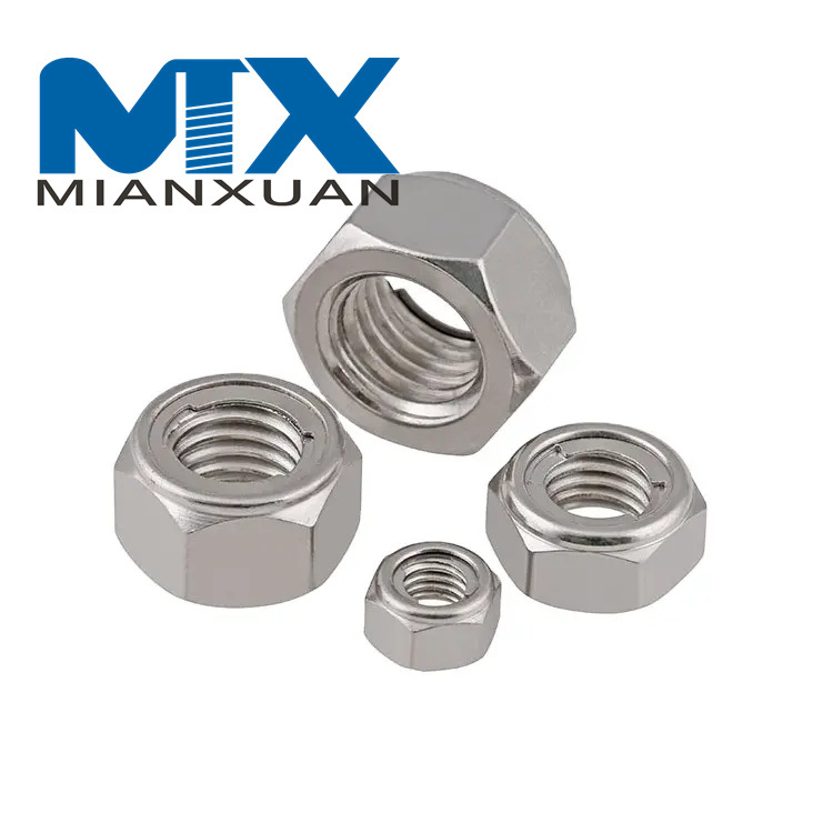 Tuerca Stover de acero inoxidable A2-70 DIN980V