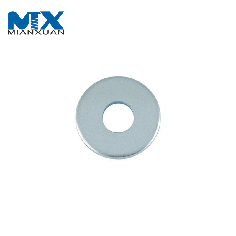 Arandelas planas finas DIN125A de acero al carbono M6 M8 M20 DIN9021 Arandela plana de cobre galvanizado de acero inoxidable de latón y nailon