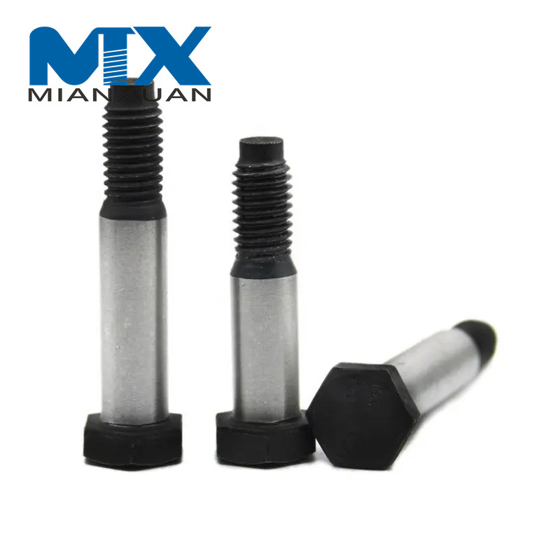 Perno de ajuste hexagonal con rosca larga Acero al carbono Grado 4,8 Grado 8,8