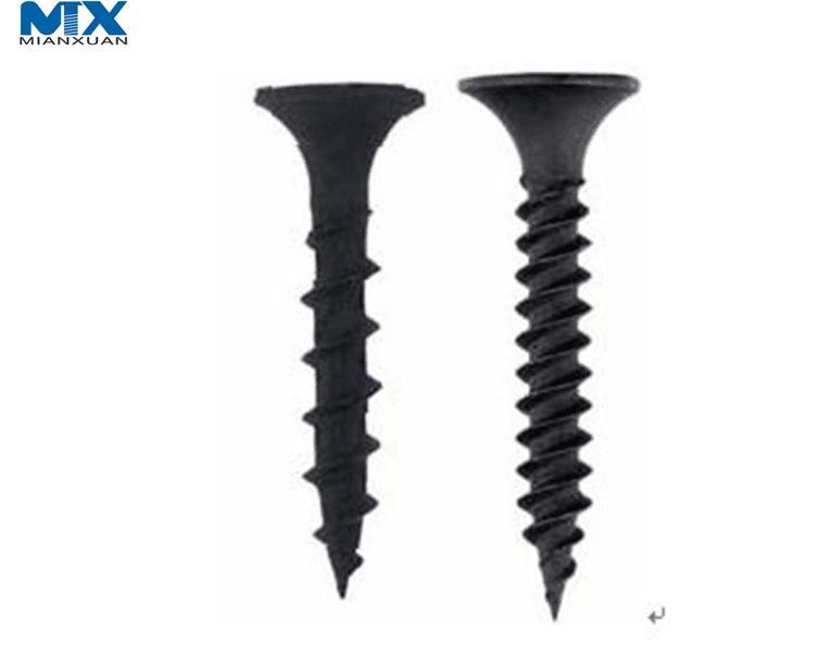 Tornillos para paneles de yeso de doble rosca con cabeza de corneta