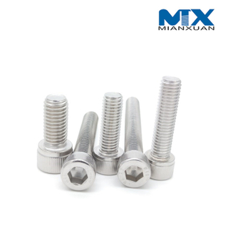 Tornillos para metales de acero inoxidable DIN912 de alta calidad