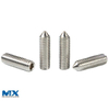 Tornillos de fijación de cabeza hexagonal con punta cónica