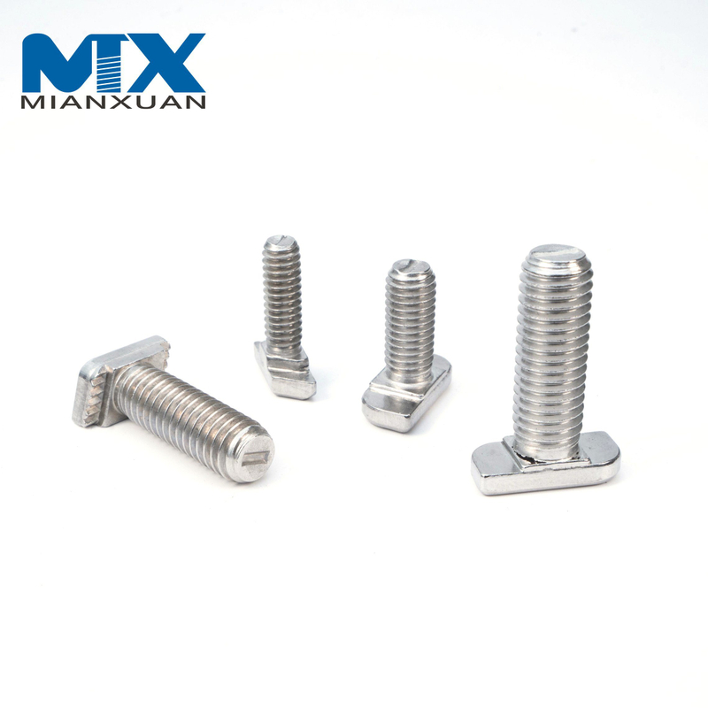 Perno en T cuadrado con cabeza de martillo de acero inoxidable A2-70