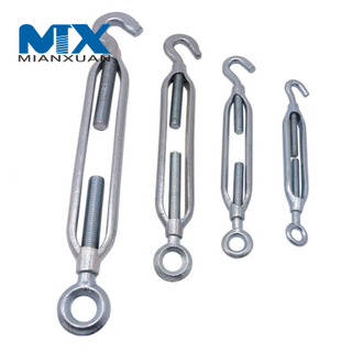 Tensor forjado galvanizado de cuerpo abierto DIN1480