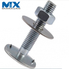 DIN15237 Tornillo de correa de cubo de elevador con colmillos de cabeza avellanada plana de 2 dientes lisos