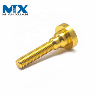 Tornillo escalonado de aluminio de precisión de mecanizado CNC, tornillo escalonado de aluminio para bicicleta