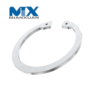 Anillo de retención de clip interno de acero al carbono DIN472 para sujetador de orificio