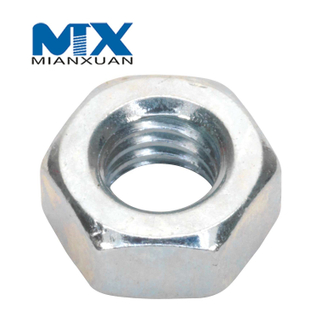 Acero al carbono 4.8 8.8 10.9 12.9 Tuerca hexagonal de acero dulce DIN 562 557 Tuerca hexagonal DIN557 DIN562 M12 M14 M16 M20 Zinc Negro Llano Galvanizado