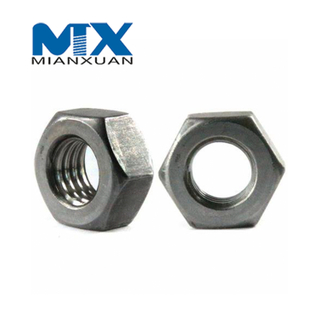 Acero al carbono 4,8 8,8 10,9 12,9 Tuerca hexagonal de acero dulce DIN 562 557 Tuerca hexagonal DIN557 DIN562 M24 M30 M36 M42 M48 Zinc negro liso Galvanizado