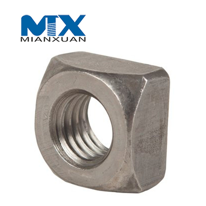 Inoxidable A2 A4 304 316 A2-70 A4-80 Tuerca cuadrada DIN 562 557 Tuerca cuadrada DIN557 DIN562 M12 M14 M16 M20