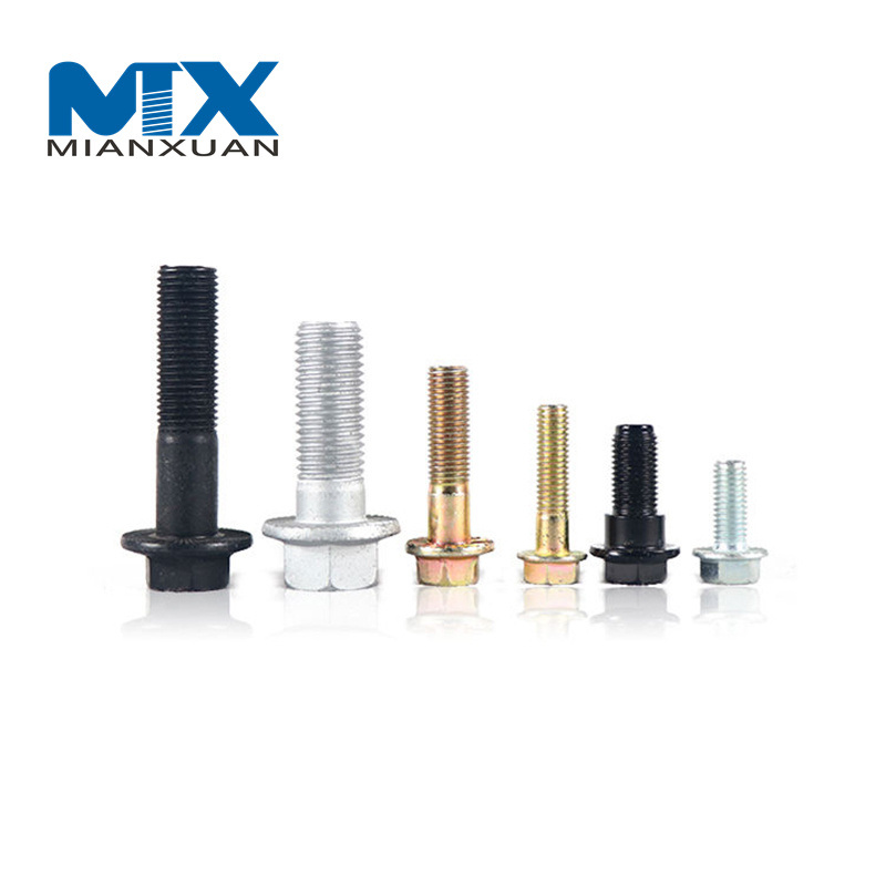 Pernos de brida de cabeza hexagonal Torx HDG M12 X 1,5 con dentado