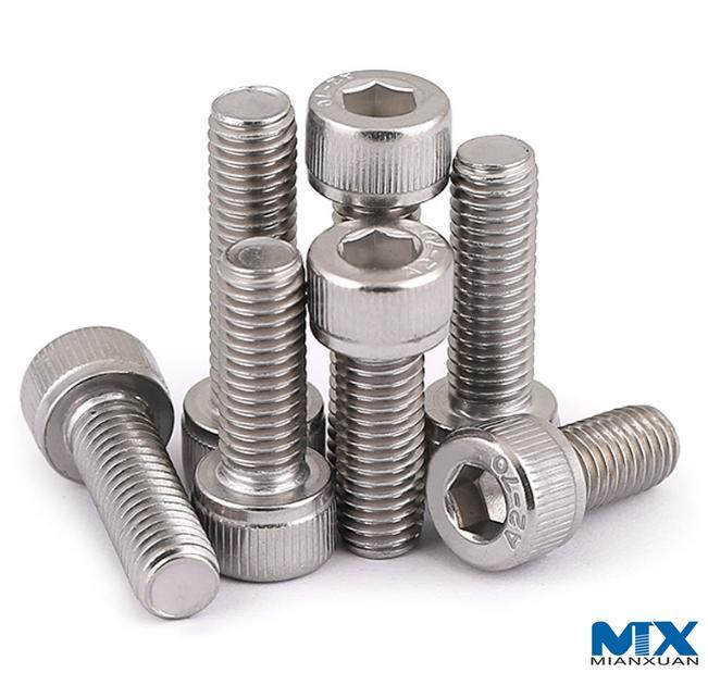 Tornillos de cabeza de queso con casquillo hexagonal